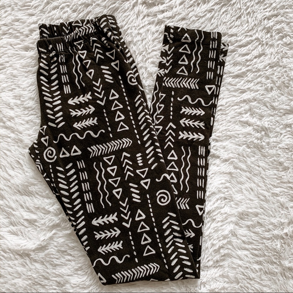 Aztec print leggings